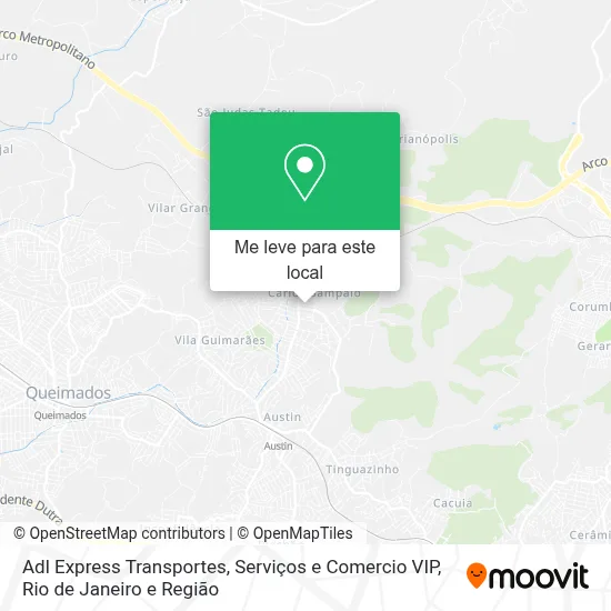 Adl Express Transportes, Serviços e Comercio VIP mapa