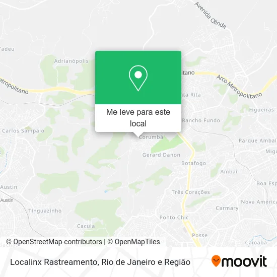 Localinx Rastreamento mapa