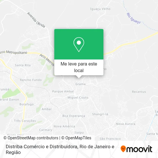 Distriba Comércio e Distribuidora mapa