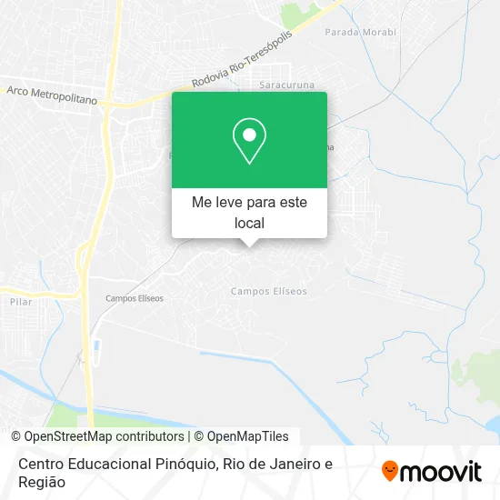 Centro Educacional Pinóquio mapa