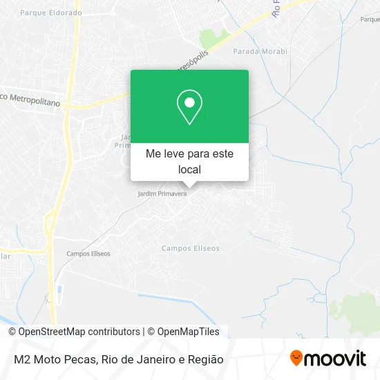 M2 Moto Pecas mapa