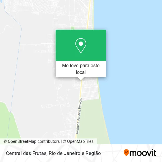 Central das Frutas mapa