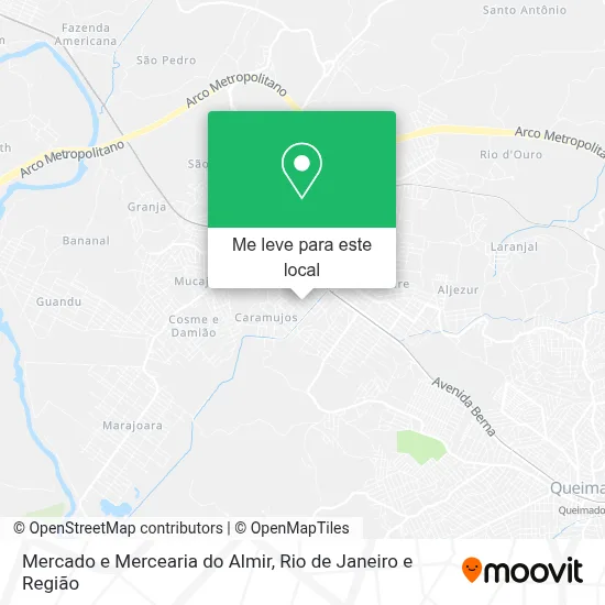 Mercado e Mercearia do Almir mapa