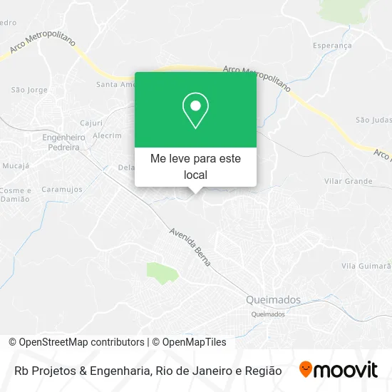 Rb Projetos & Engenharia mapa