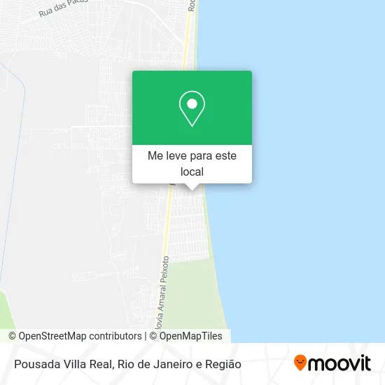 Pousada Villa Real mapa