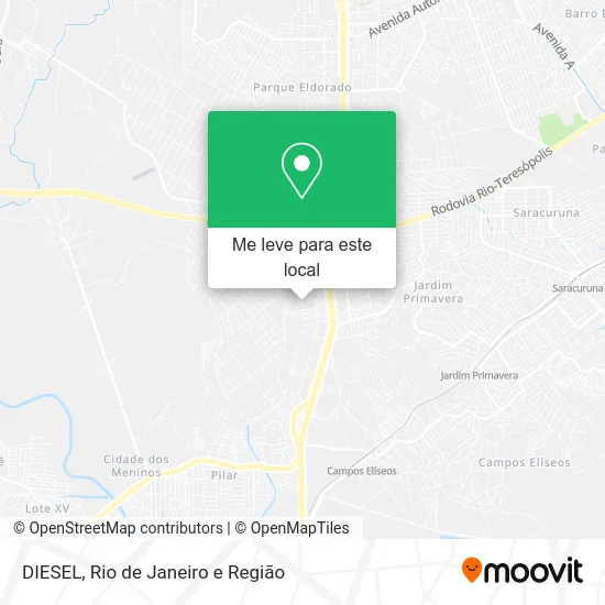 DIESEL mapa