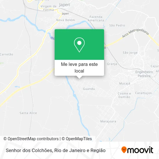 Senhor dos Colchões mapa