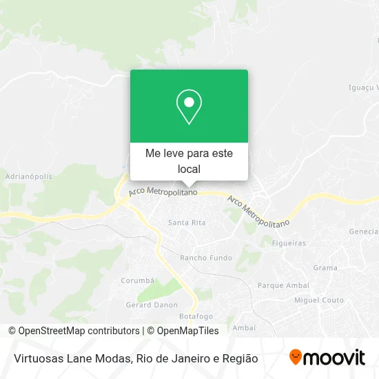 Virtuosas Lane Modas mapa