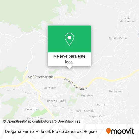 Drogaria Farma Vida 64 mapa