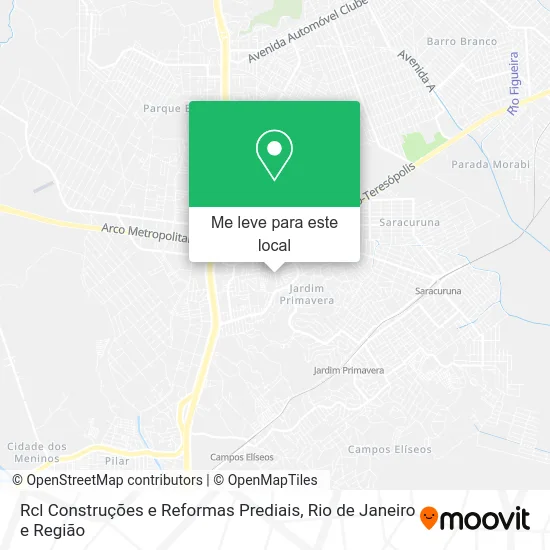 Rcl Construções e Reformas Prediais mapa