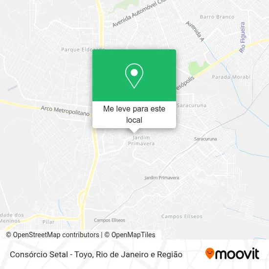 Consórcio Setal - Toyo mapa