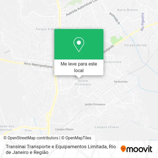 Transinai Transporte e Equipamentos Limitada mapa