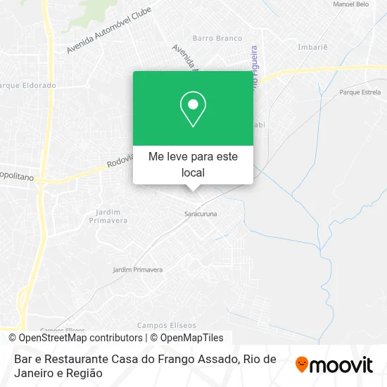 Bar e Restaurante Casa do Frango Assado mapa