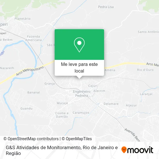 G&S Atividades de Monitoramento mapa