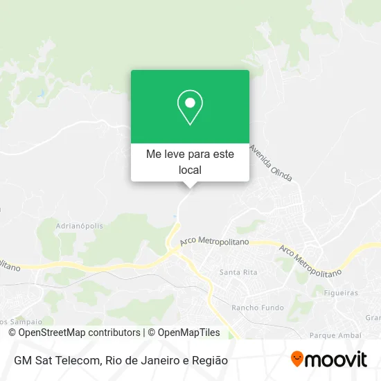 GM Sat Telecom mapa
