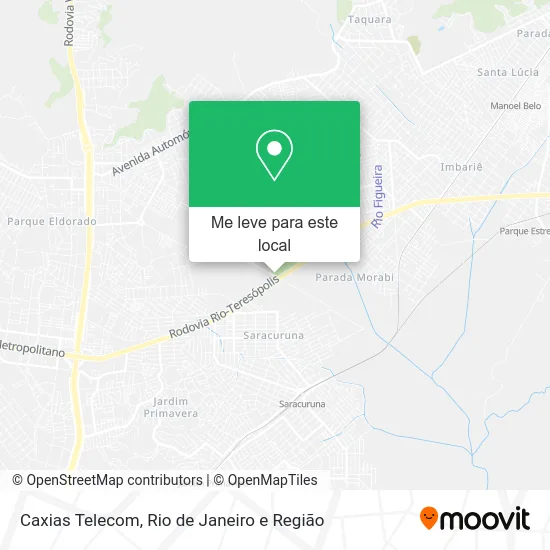 Caxias Telecom mapa
