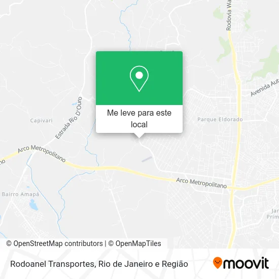 Rodoanel Transportes mapa