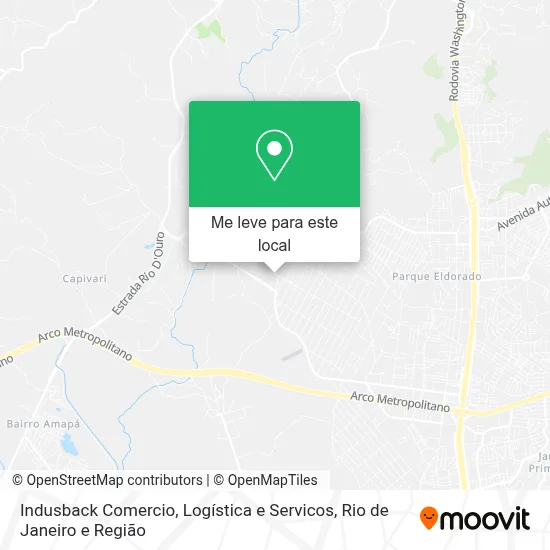 Indusback Comercio, Logística e Servicos mapa