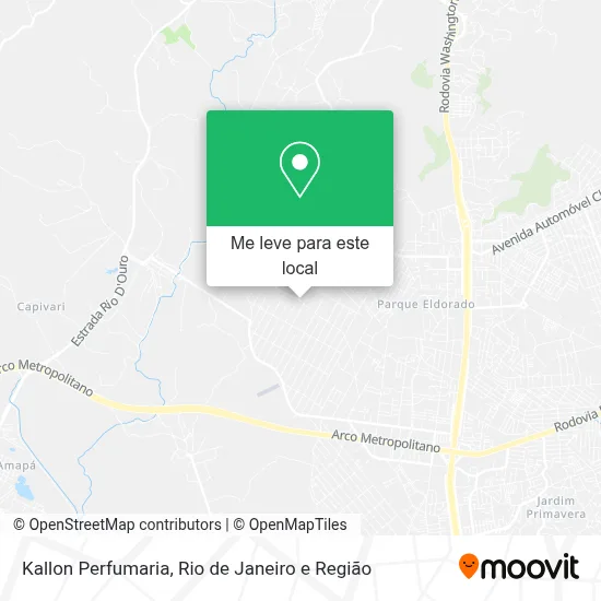 Kallon Perfumaria mapa
