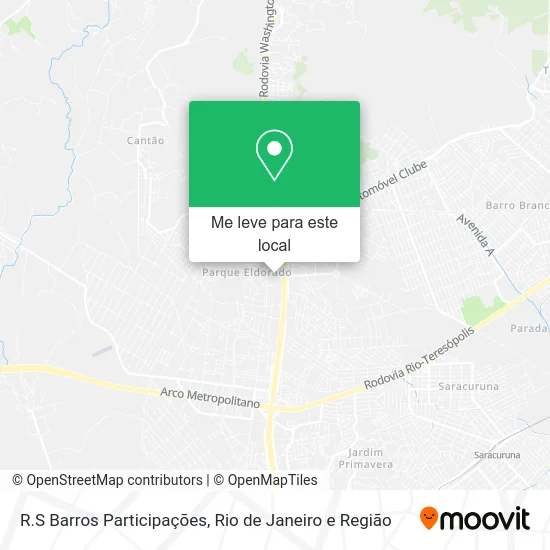 R.S Barros Participações mapa