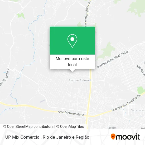 UP Mix Comercial mapa