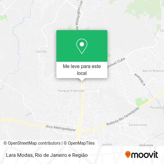 Lara Modas mapa