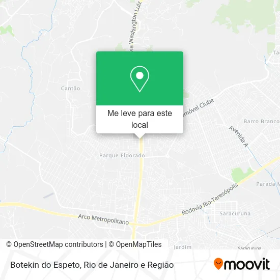 Botekin do Espeto mapa