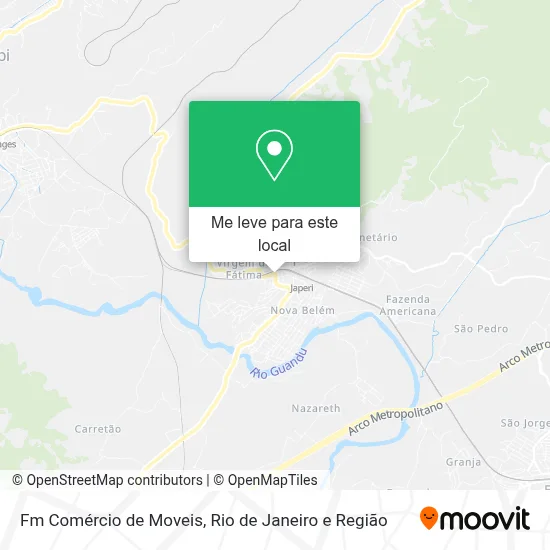Fm Comércio de Moveis mapa
