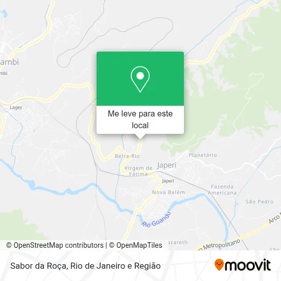 Sabor da Roça mapa