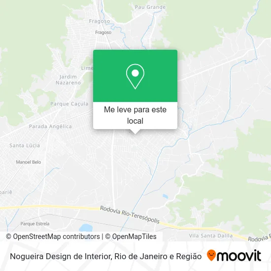 Nogueira Design de Interior mapa