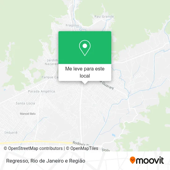 Regresso mapa