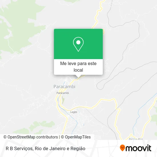 R B Serviços mapa