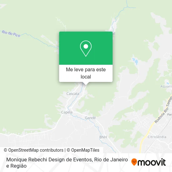Monique Rebechi Design de Eventos mapa