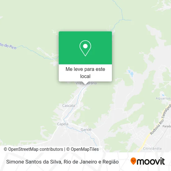 Simone Santos da Silva mapa