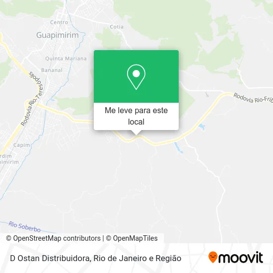 D Ostan Distribuidora mapa
