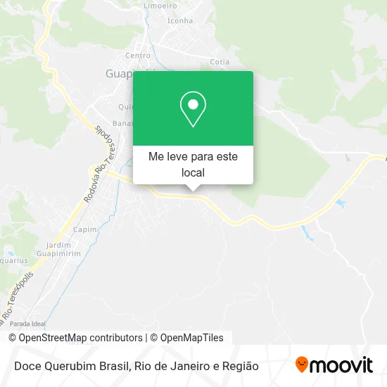 Doce Querubim Brasil mapa