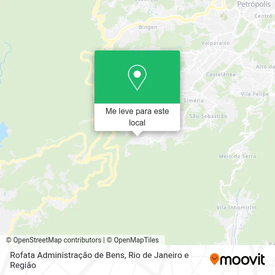 Rofata Administração de Bens mapa