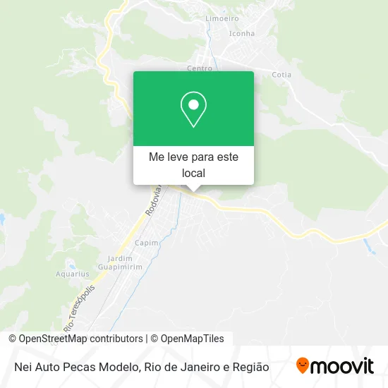 Nei Auto Pecas Modelo mapa