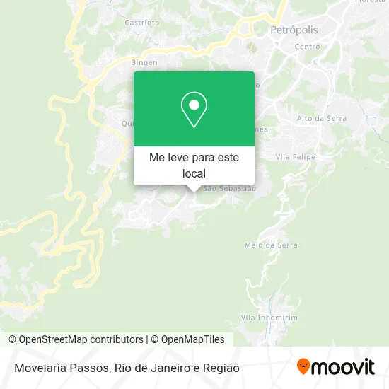 Movelaria Passos mapa