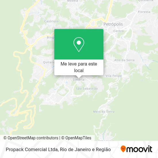 Propack Comercial Ltda mapa