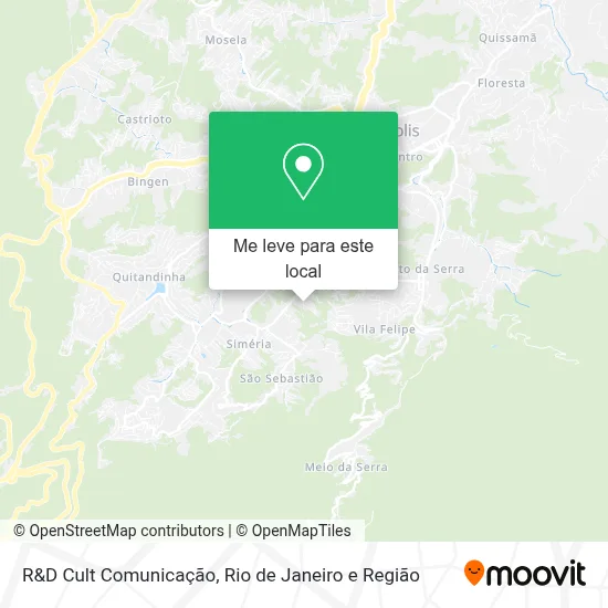 R&D Cult Comunicação mapa