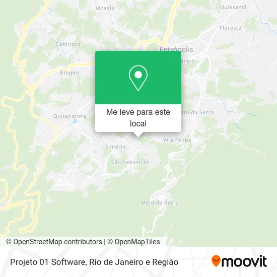 Projeto 01 Software mapa