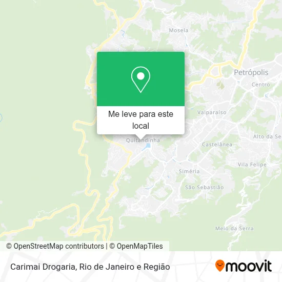 Carimai Drogaria mapa