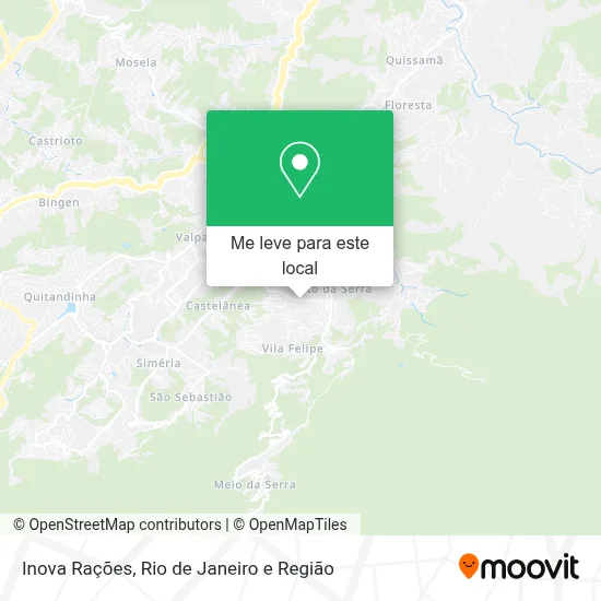 Inova Rações mapa