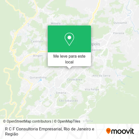 R C F Consultoria Empresarial mapa