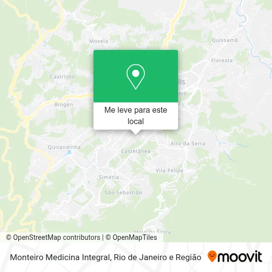 Monteiro Medicina Integral mapa