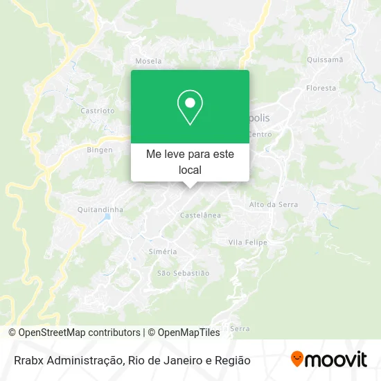 Rrabx Administração mapa