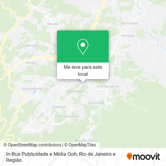 In-Bus Publicidade e Mídia Ooh mapa