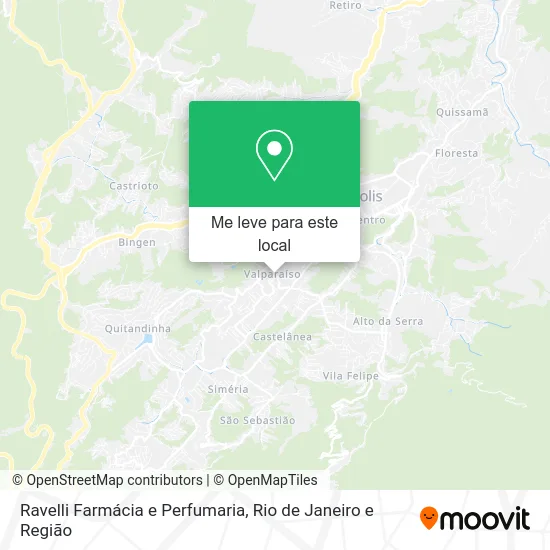 Ravelli Farmácia e Perfumaria mapa