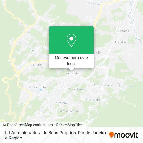 Ljf Administradora de Bens Proprios mapa